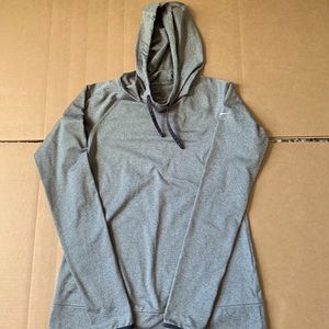 Grey nike pro sweat shirt in a women’s size M